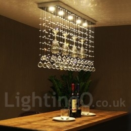 5 lampen moderne kristallen plafond hanglamp binnen kroonluchter verlichting lampen armatuur