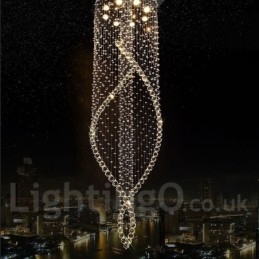 Extra grote moderne kristallen plafond hanglamp binnen kroonluchter verlichting lampen armaturen