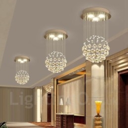 3 Lichts Moderne Kristallen Plafond Hanglamp Binnen Kroonluchter Verlichting Lampen Armaturen