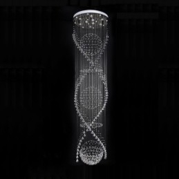 Extra Lengte 5 Meter Moderne Kristallen Plafond Hanglamp Binnen Kroonluchter Verlichting Lampen Armaturen