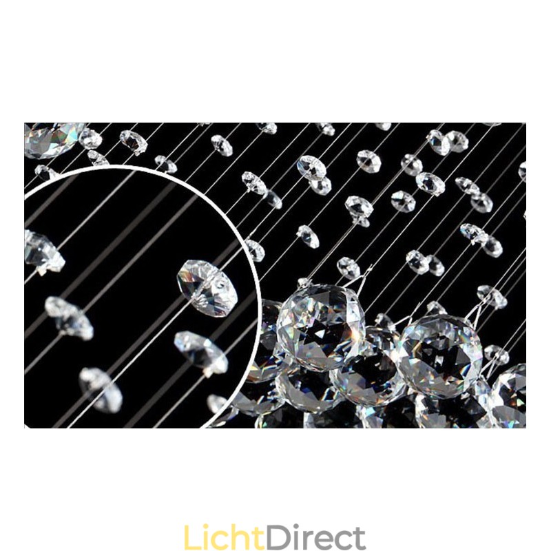 Extra Lengte 5 Meter Moderne Kristallen Plafond Hanglamp Binnen Kroonluchter Verlichting Lampen Armaturen