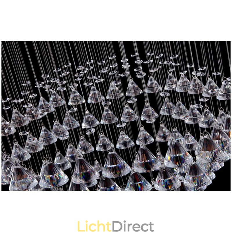 7 lampen moderne kristallen plafond hanglamp binnen kroonluchter verlichting lampen armaturen