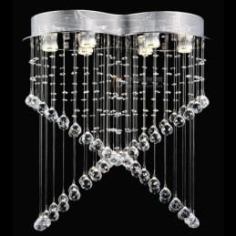 6 lampen moderne kristallen plafond hanglamp binnen kroonluchter verlichting lampen armaturen