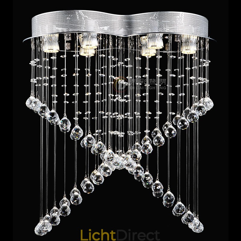 6 lampen moderne kristallen plafond hanglamp binnen kroonluchter verlichting lampen armaturen