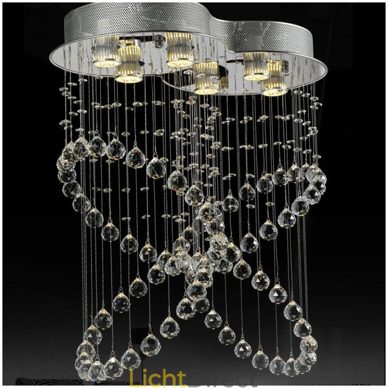 6 lampen moderne kristallen plafond hanglamp binnen kroonluchter verlichting lampen armaturen