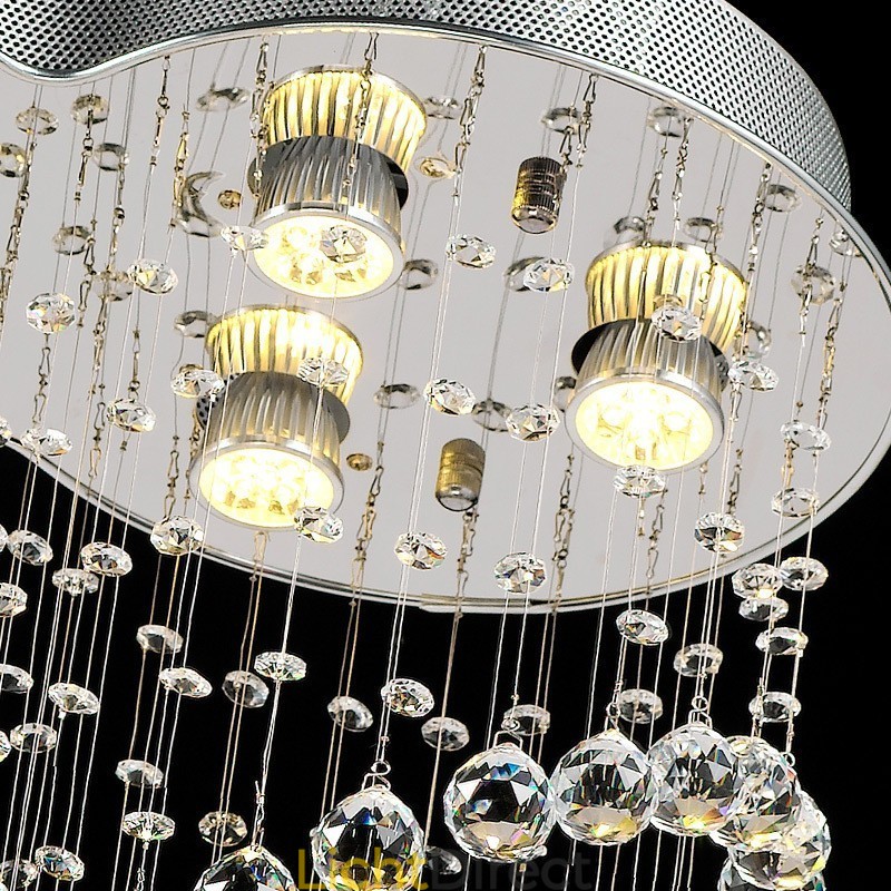 6 lampen moderne kristallen plafond hanglamp binnen kroonluchter verlichting lampen armaturen