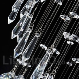 6 lampen moderne kristallen plafond hanglamp binnen kroonluchter verlichting lampen armaturen