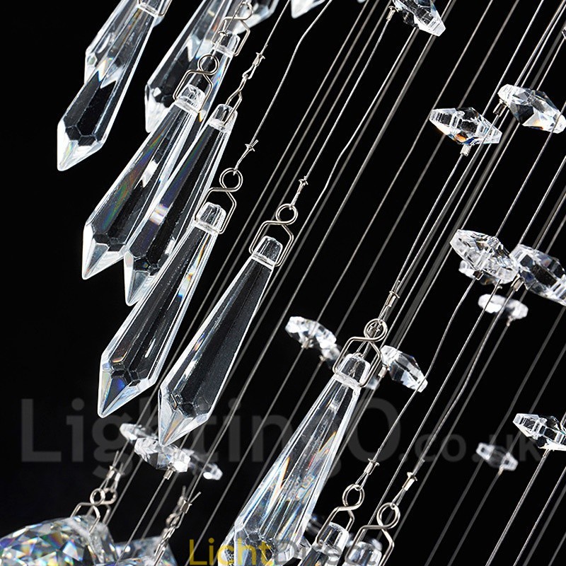 6 lampen moderne kristallen plafond hanglamp binnen kroonluchter verlichting lampen armaturen