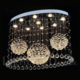 9 lampen moderne kristallen plafond hanglamp binnen kroonluchter verlichting lampen armaturen