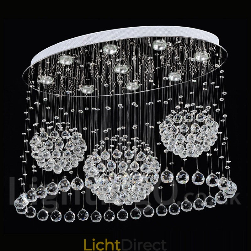 9 lampen moderne kristallen plafond hanglamp binnen kroonluchter verlichting lampen armaturen