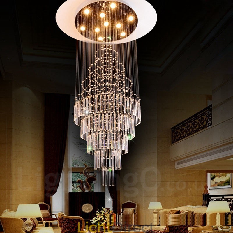 10 lampen moderne kristallen plafond hanglamp binnen kroonluchter verlichting lampen armaturen