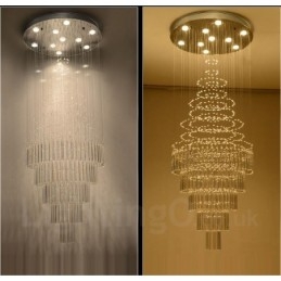 10 lampen moderne kristallen plafond hanglamp binnen kroonluchter verlichting lampen armaturen