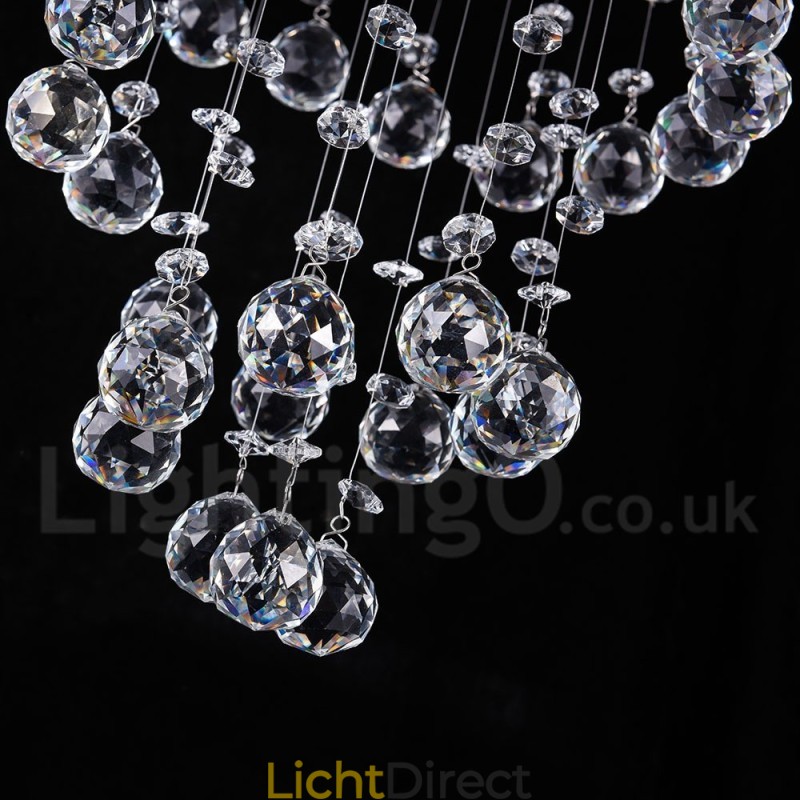 5 lampen moderne kristallen plafond hanglamp binnen kroonluchter verlichting lampen armaturen