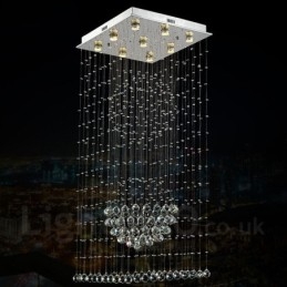 9 lampen moderne kristallen plafond hanglamp binnen kroonluchter verlichting lampen armaturen