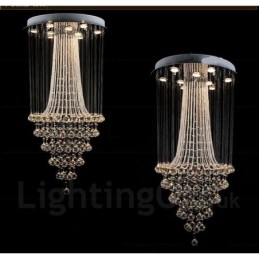 9 lampen moderne kristallen plafond hanglamp binnen kroonluchter verlichting lampen armaturen