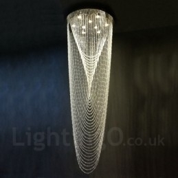 9 lampen moderne kristallen plafond hanglamp binnen kroonluchter verlichting lampen armaturen
