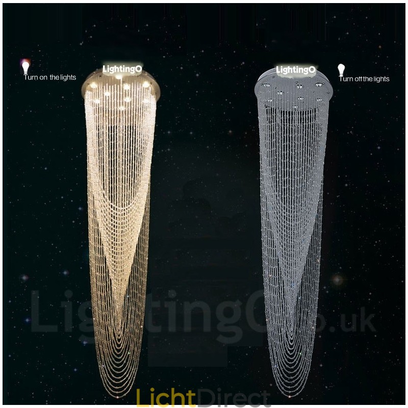 9 lampen moderne kristallen plafond hanglamp binnen kroonluchter verlichting lampen armaturen