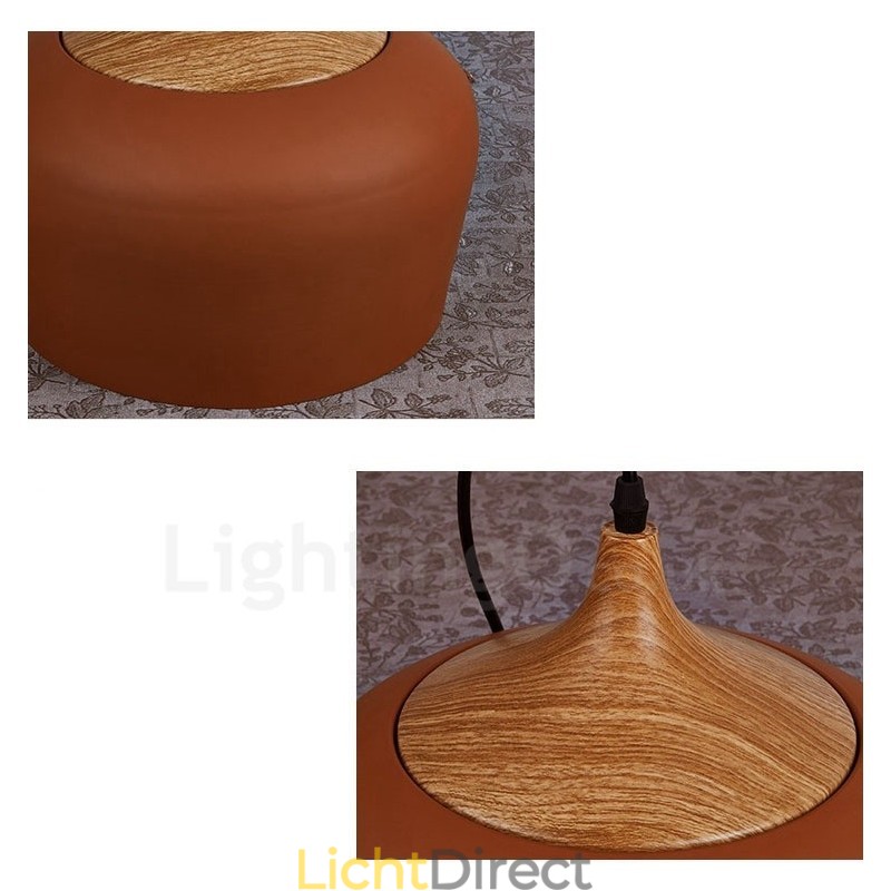 1 Lichts Moderne Hedendaagse Hanglamp Hanglamp met Wit Rood Blauwe Kap