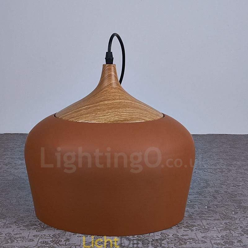 1 Lichts Moderne Hedendaagse Hanglamp Hanglamp met Wit Rood Blauwe Kap