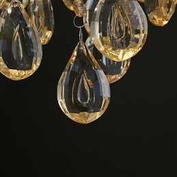 Gouden romantische champagne kristallen kroonluchter