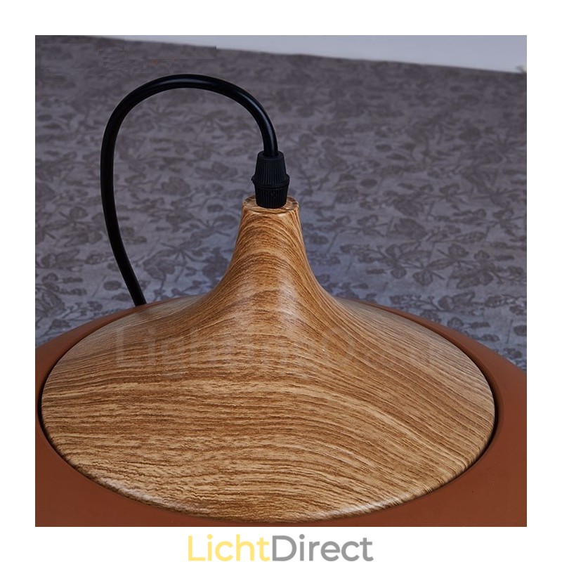 1 Lichts Moderne Hedendaagse Hanglamp Hanglamp met Wit Rood Blauwe Kap