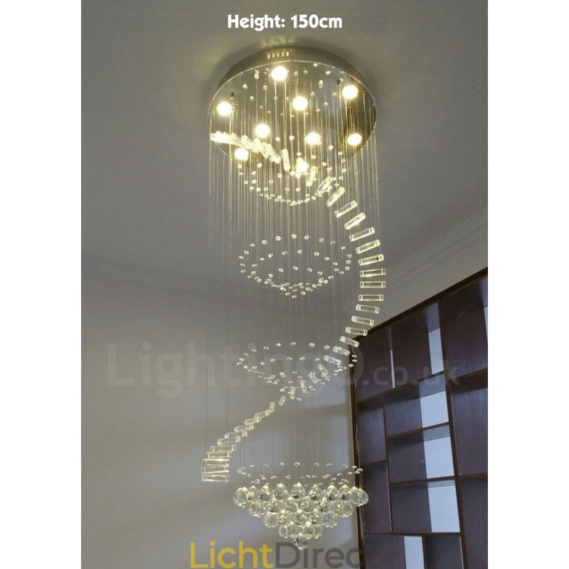 9 lampen moderne K9 kristal plafond hanglamp binnen kroonluchter verlichting lampen armaturen