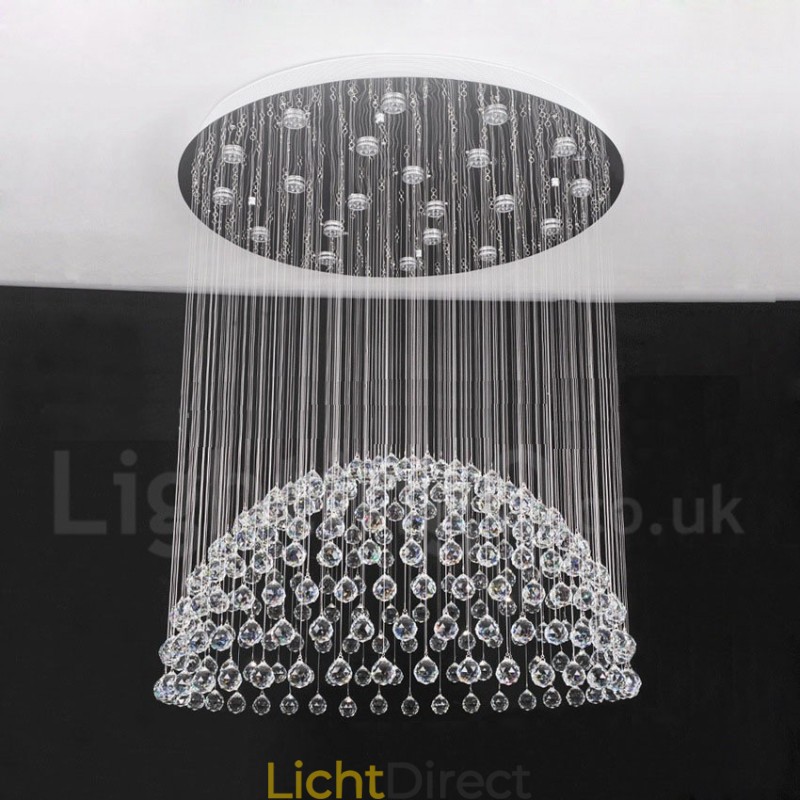 21 Lights Modern K9 Crystal Plafond Hanglamp Binnen Kroonluchter Verlichting Lampen Armaturen