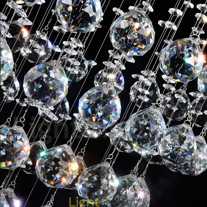 21 Lights Modern K9 Crystal Plafond Hanglamp Binnen Kroonluchter Verlichting Lampen Armaturen