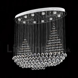 10 lampen moderne K9 kristal plafond hanglamp binnen kroonluchter verlichting lampen armaturen
