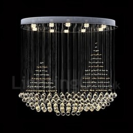 10 lampen moderne K9 kristal plafond hanglamp binnen kroonluchter verlichting lampen armaturen