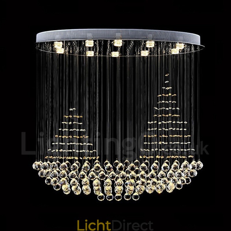 10 lampen moderne K9 kristal plafond hanglamp binnen kroonluchter verlichting lampen armaturen