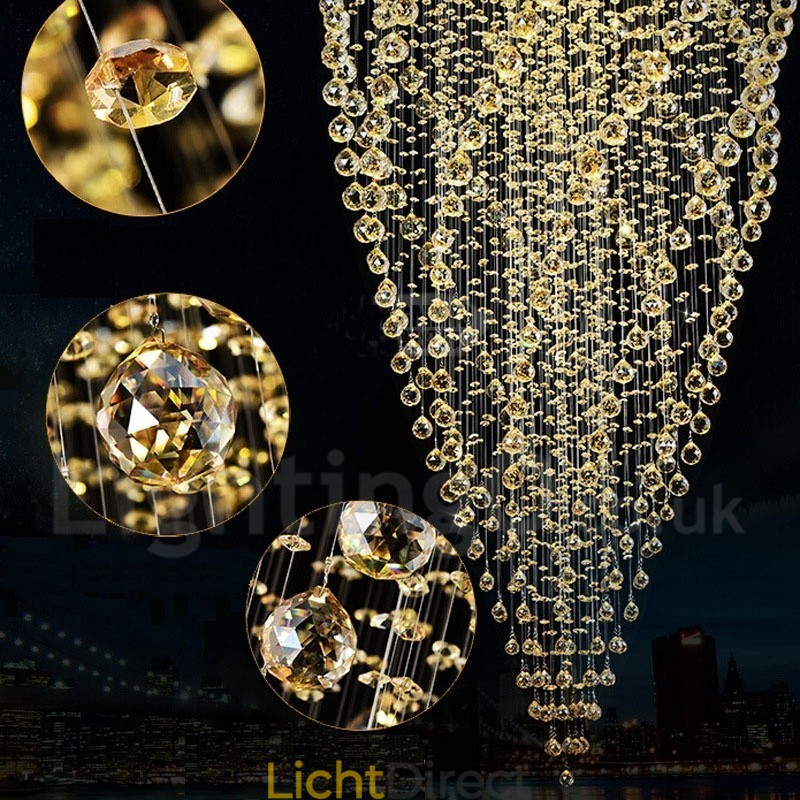 15 lampen moderne K9 kristal plafond hanglamp binnen kroonluchter verlichting lampen armaturen