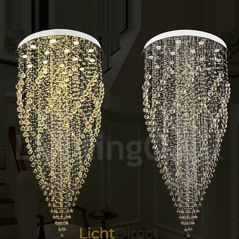 15 lampen moderne K9 kristal plafond hanglamp binnen kroonluchter verlichting lampen armaturen