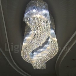 Moderne K9 Kristallen Plafond Hanglamp Binnen Kroonluchter Verlichting Lampen Armaturen