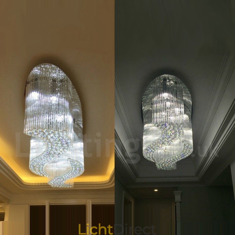 Moderne K9 Kristallen Plafond Hanglamp Binnen Kroonluchter Verlichting Lampen Armaturen