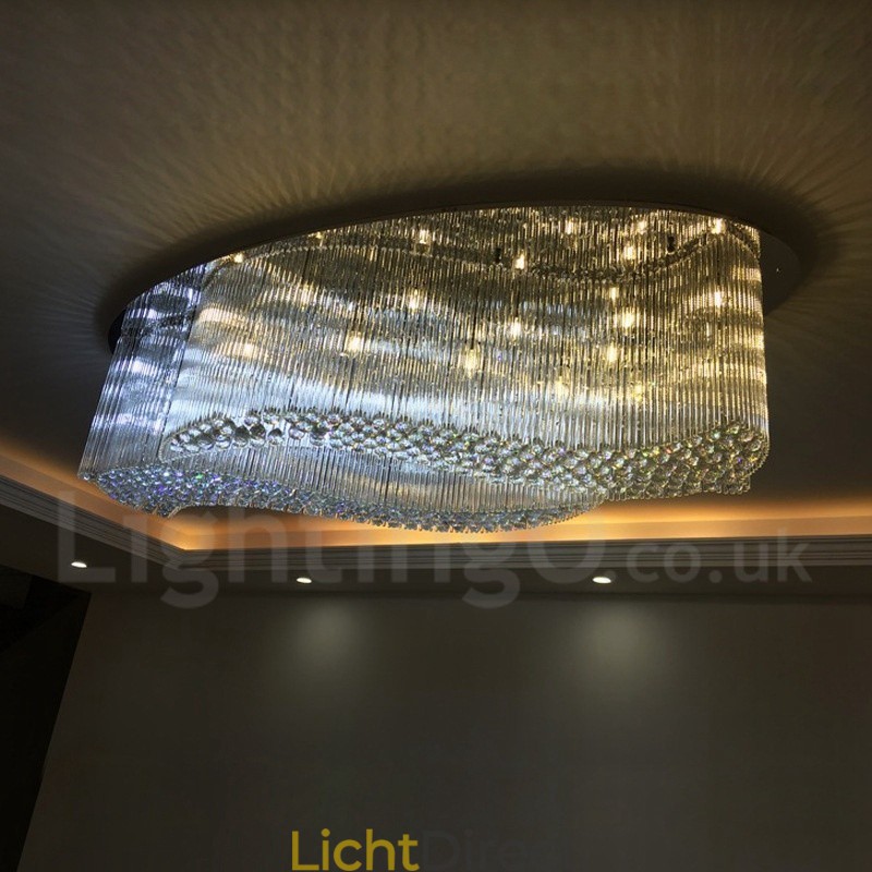 Moderne K9 Kristallen Plafond Hanglamp Binnen Kroonluchter Verlichting Lampen Armaturen