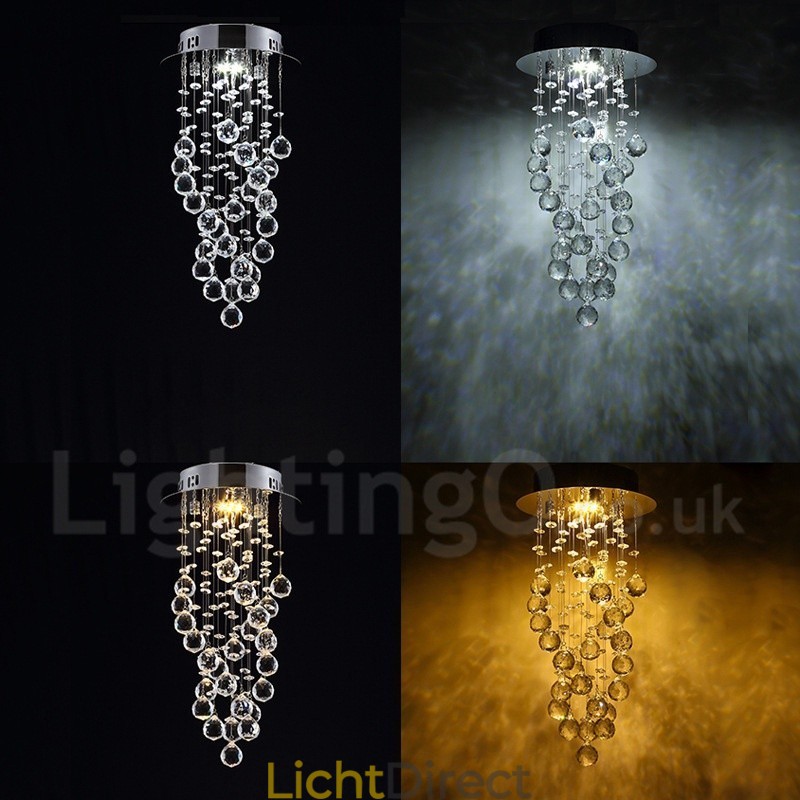 1 Licht Moderne K9 Kristal Plafond Hanglamp Binnen Kroonluchter Verlichting Lampen Armaturen