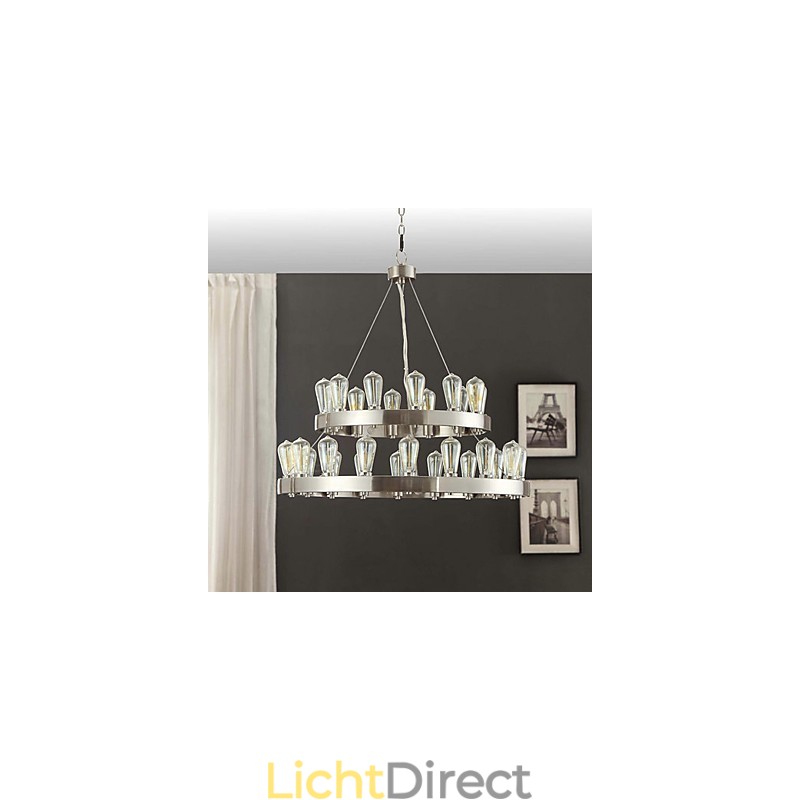 Vintage Mini Stijl Chrome Metalen Kroonluchter