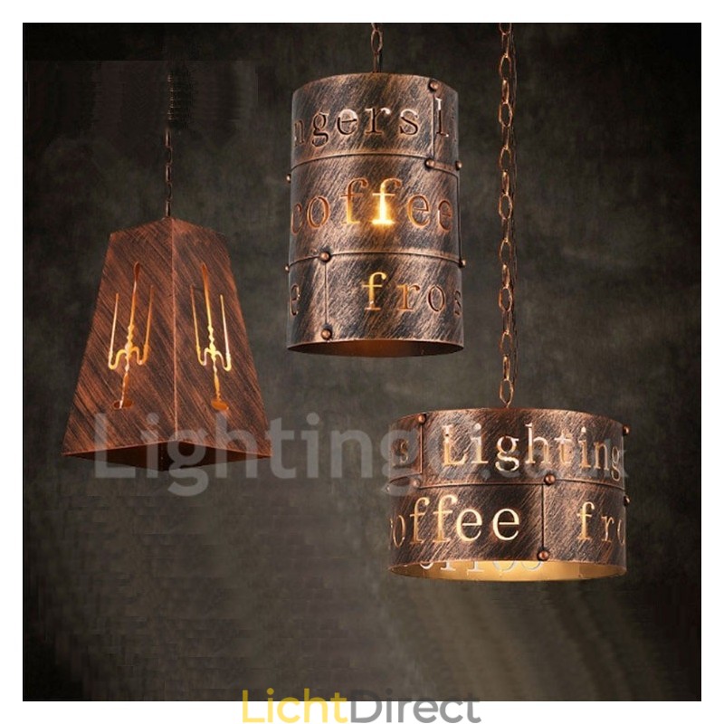 1 Licht Retro Vintage Hanglamp Café Huis Hanglamp
