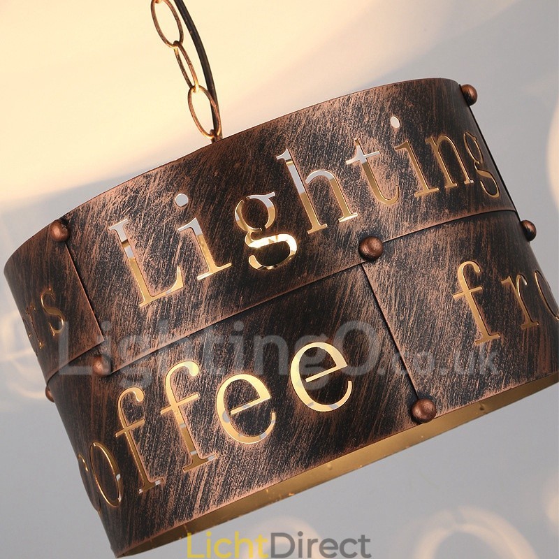 1 Licht Retro Vintage Hanglamp Café Huis Hanglamp