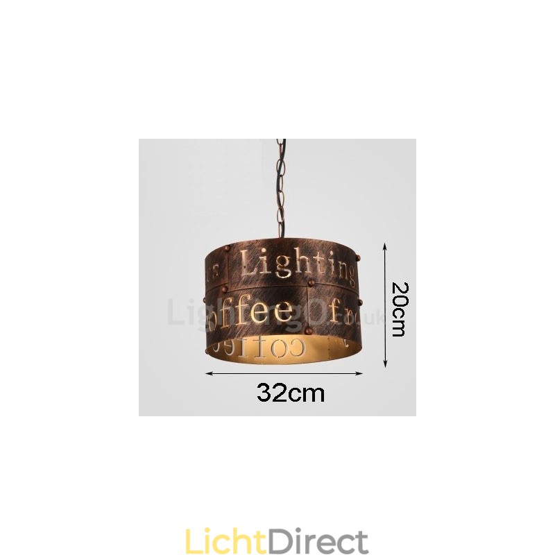 1 Licht Retro Vintage Hanglamp Café Huis Hanglamp