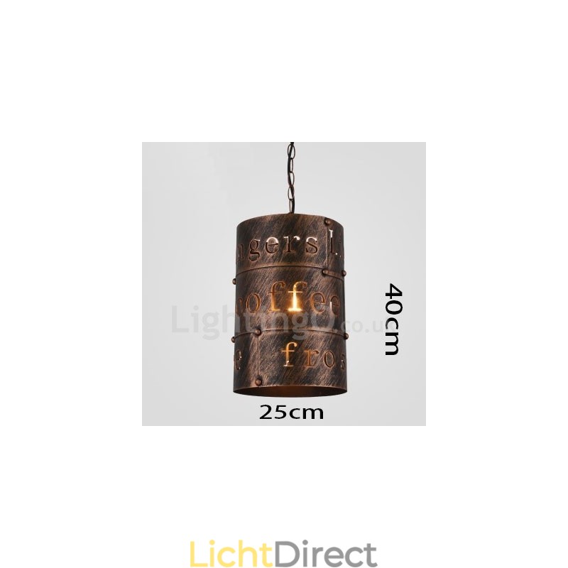1 Licht Retro Vintage Hanglamp Café Huis Hanglamp
