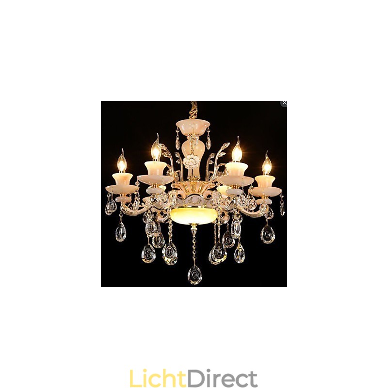Hanger in Europese stijl, imitatie jade kristal hanger van zinklegering