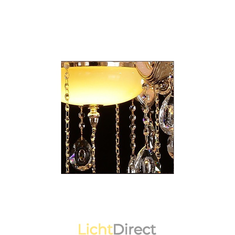 Hanger in Europese stijl, imitatie jade kristal hanger van zinklegering