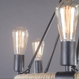 Hanglamp Traditioneel Klassiek Rustiek Lodge Vintage Retro Bed Eetkamer