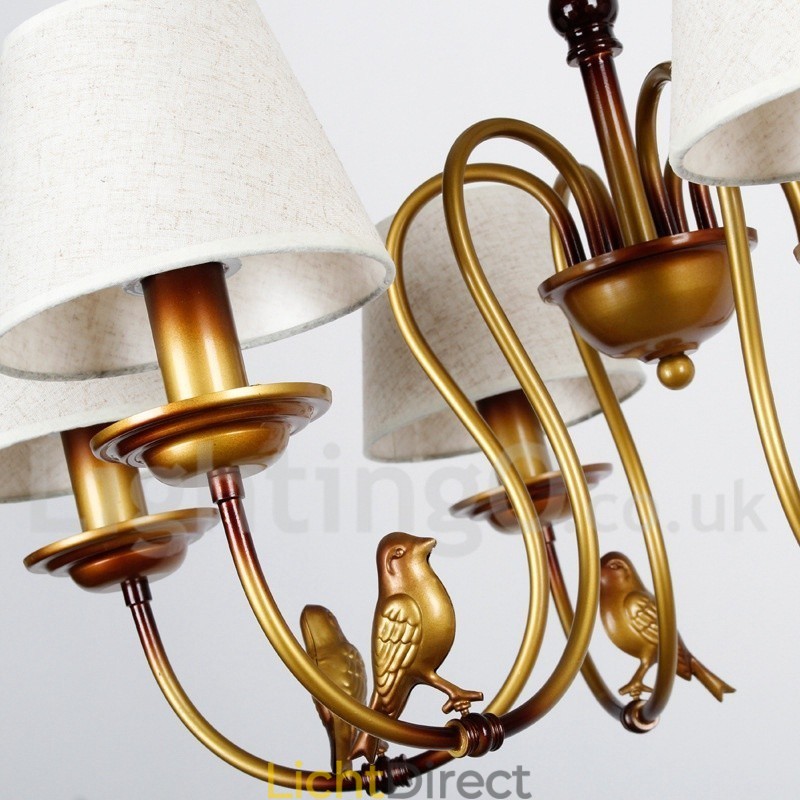 12 Lichts Moderne Hedendaagse Rustieke Retro Kaars Stijl Kroonluchter