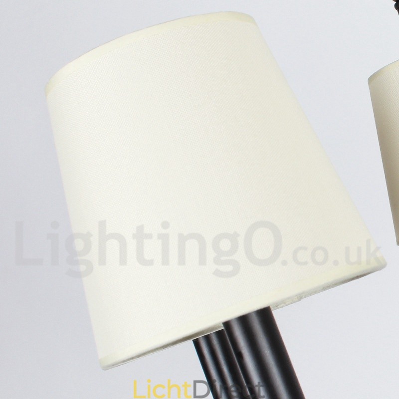 8-lichts moderne, eigentijdse kroonluchter in kaarsstijl