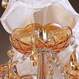 Europese stijl luxe 6-lichts kroonluchter met K9-kristal