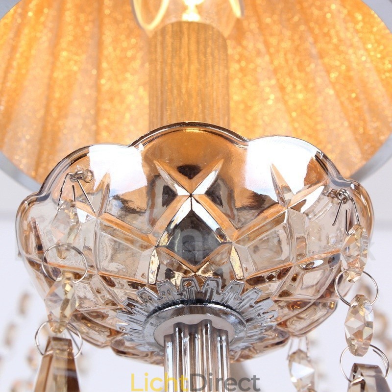 8-lichts K9-kristallen kaars-stijl kroonluchter