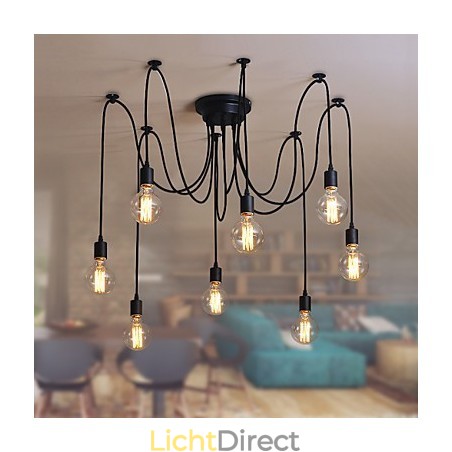 8 lampen kroonluchter hanglamp traditioneel klassiek retro metaal 8 lampen kroonluchter hanglamp traditioneel klassiek retro metaal